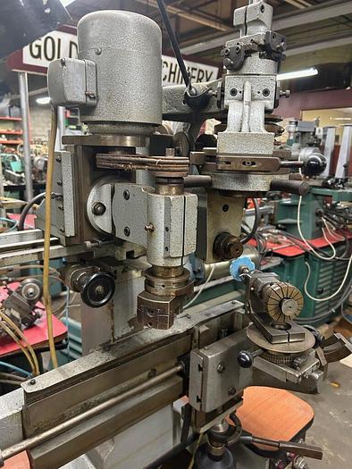 Used 3802 Moyas Two Head Diamond Faceting Cutting Machine W/rotary work holder and Collets for Jewelry Bracelets, Hoop Earrings & Bangle Cuts