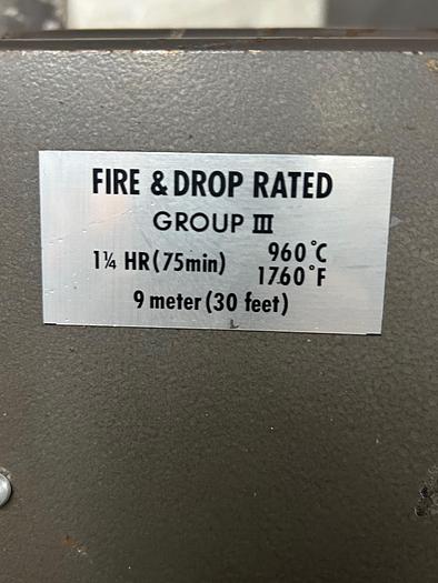 Used Swaziland Combination Fire & Tool Resistant Security Floor Safe TL-15 , Group #3