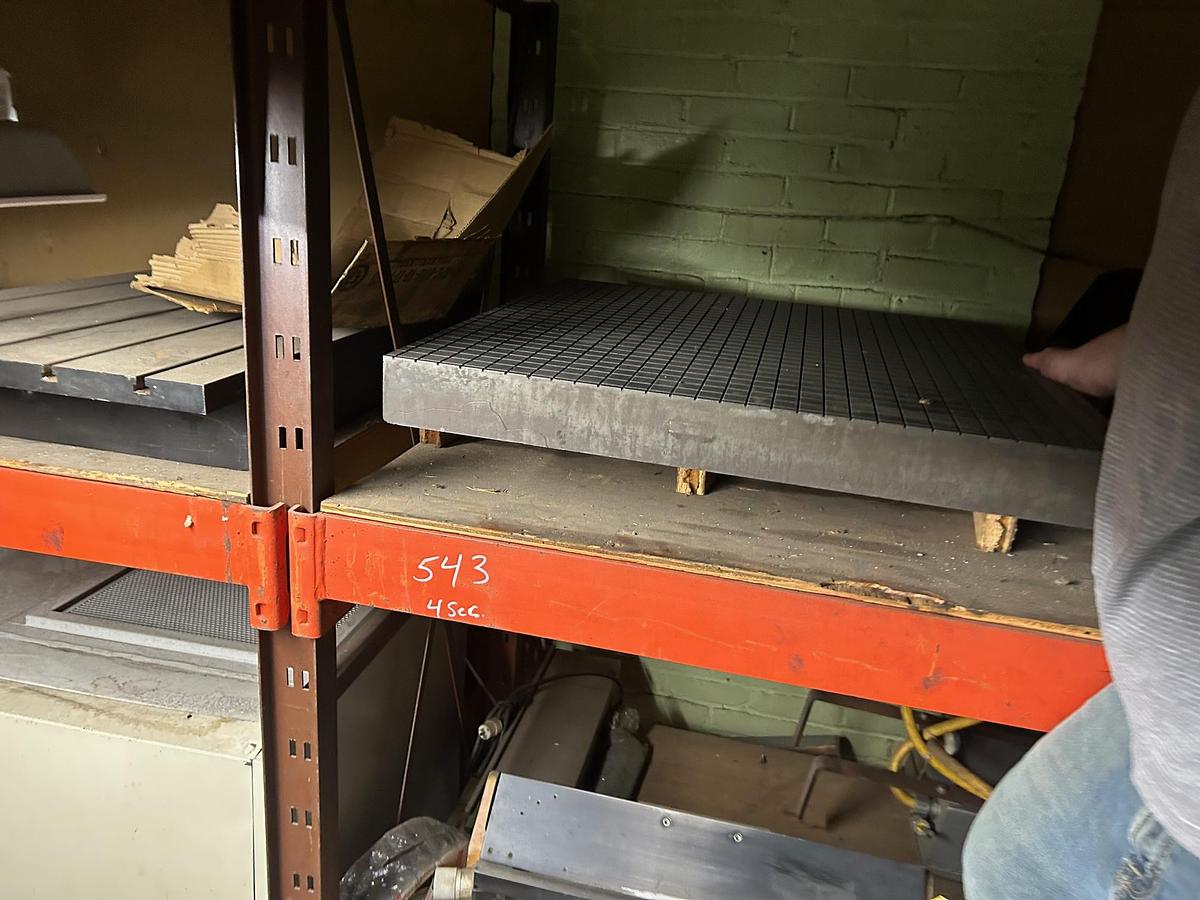 Used Precision 30" X 30" x 3" H Cast Iron - Lapping Work Table