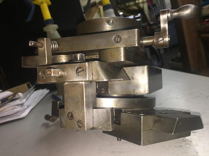 Used 2841-385 Antique MJ Brohen Brocading Ellipse Precision 360 Chuck/Vise & Oval Attachment