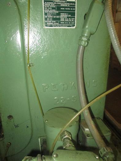 Used 1687-230 Perkins 22 Ton HIGH SPEED Gap Frame, High Speed Flywheel  Power Press, Model 22-S