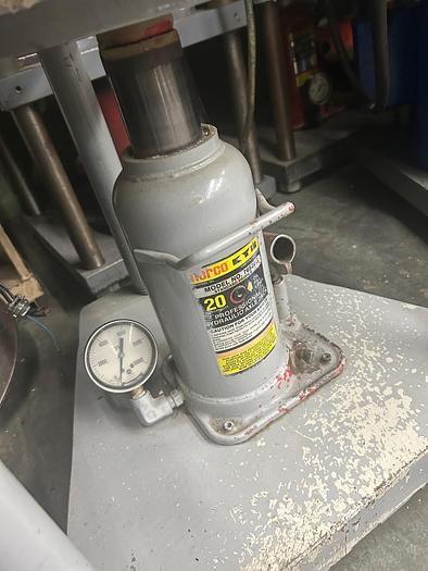 Used Contenti 3-Post Rubber Mold Vulcanizer Press, Model #175-312