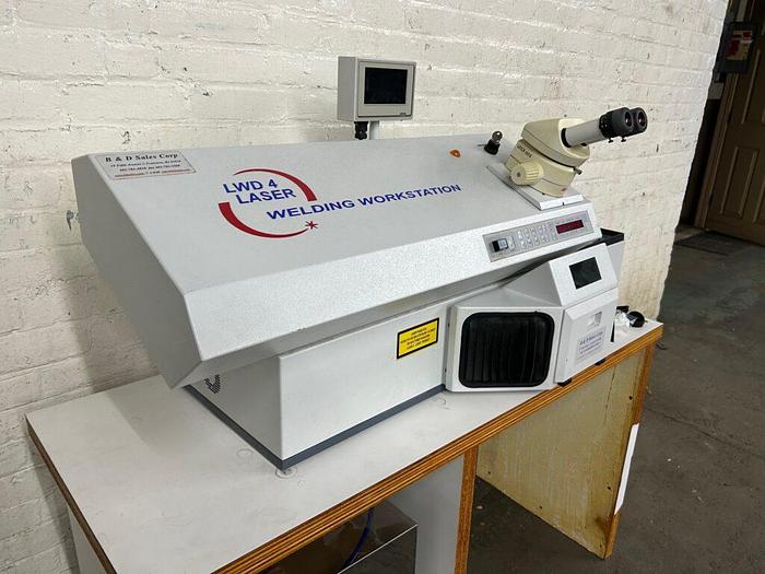 Used 3932-300 ZahnTech Professional Universal Jewelry Laser Welding System Benchtop LWD4 Recently Reworked