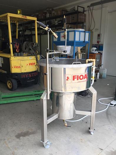 Used Gold Refining by Aqua Regia Rotating Plastic Tumbler