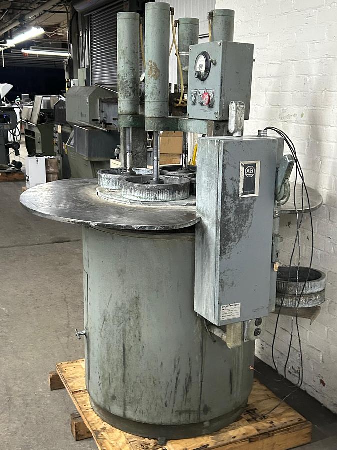 Used Speedfam 24" Lapper / Lapping Machine with 9" Discs, Pneumatic Plates