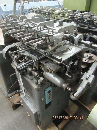 Used 7853-385 R. Gudel Type 30, 6-Position Semi-Automatic Ring/Band Brocading/Copy Engraving Machine