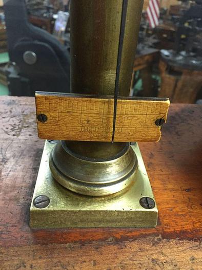 Used 2899-385 Antique H. Kohlbusch Balance Beam Scale with Set of Weights Circa 1890