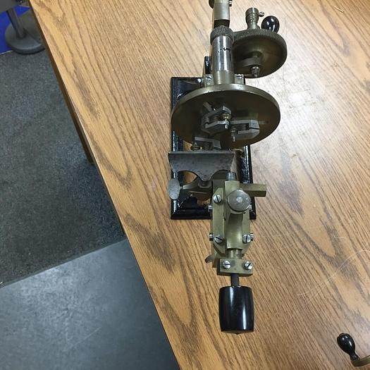 Used 2468-385 Antique Bench Model Watchmaker’s Hand Operated Lathe