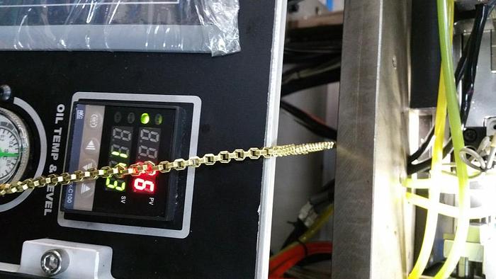 New GoldPro® Automatic Hollow Cable Chain Making with Plasma Welder Machine