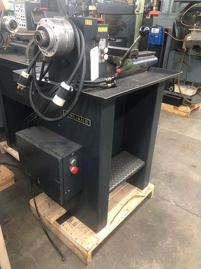 Used 2787-440 DUNHAM SECOND OPERATION LATHE WITH HARDINGE QUICK PRODUCTION CROSSLIDE