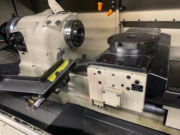 Used Hardinge CHNC-III CNC LATHE, Fanuc 18T, Hardinge Bar Feed