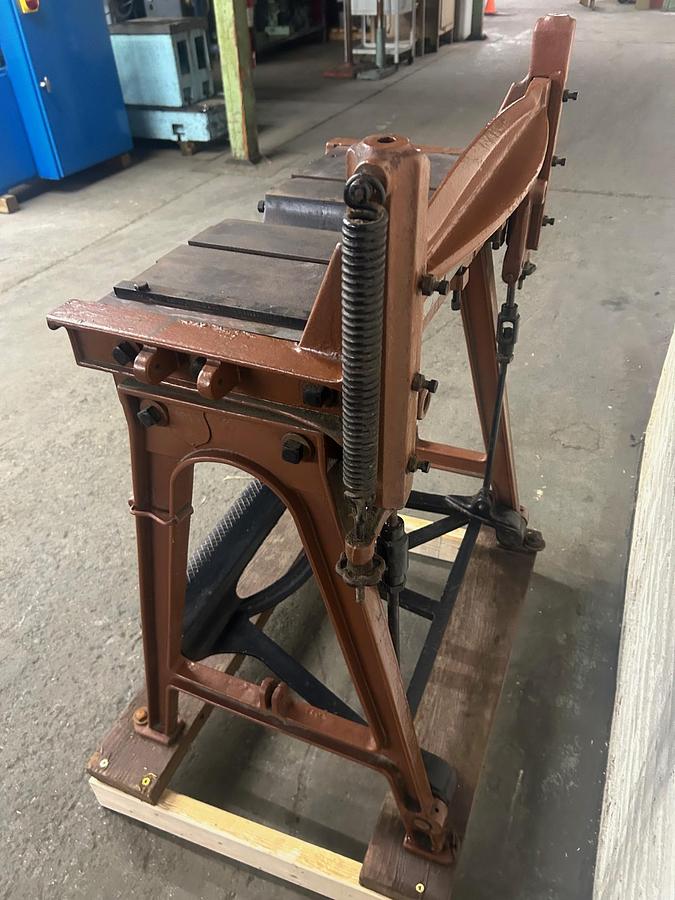 Used PS&W Peck Stow Wilcox Co, Model No 20A Foot Squaring Shear