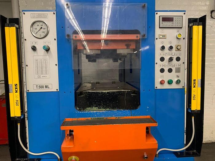 Used LMS Locatelli Meccanica 500 Ton, Series B T500ML Hydraulic Coining Press for Coins, Medals, Medallions & More