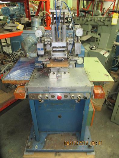 Used 9251-700 Auto Roll Pad Printing Machine Model Micronic 100