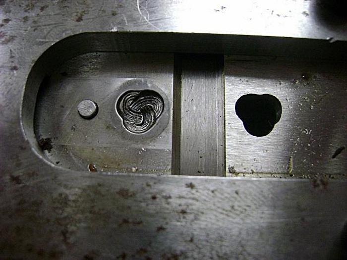 Used 1574-390 Stamping Press Tool And Die To Make Wool Mark- Jewelry Pendant