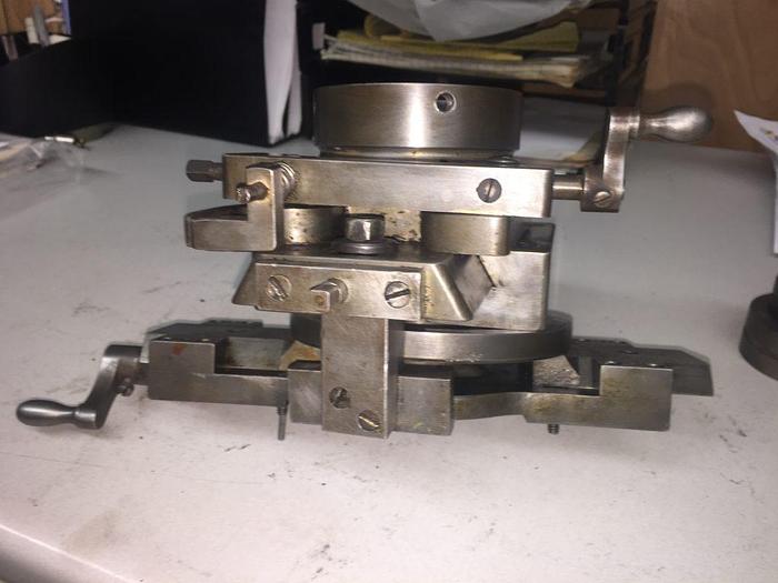 Used 2841-385 Antique MJ Brohen Brocading Ellipse Precision 360 Chuck/Vise & Oval Attachment