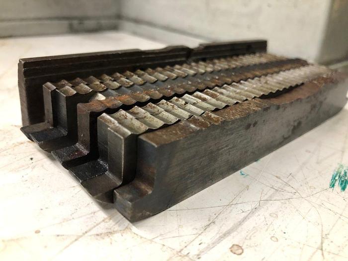 Used 3041-385 SET OF 9 ENGINE TURNING STRAIGHT LINE PATTERN BARS