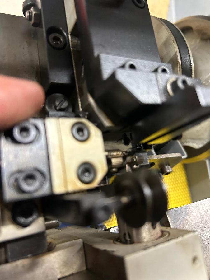 Used 8591-100 MCA Single Curb Chain Making Machine, Model RP006, S/N: 136