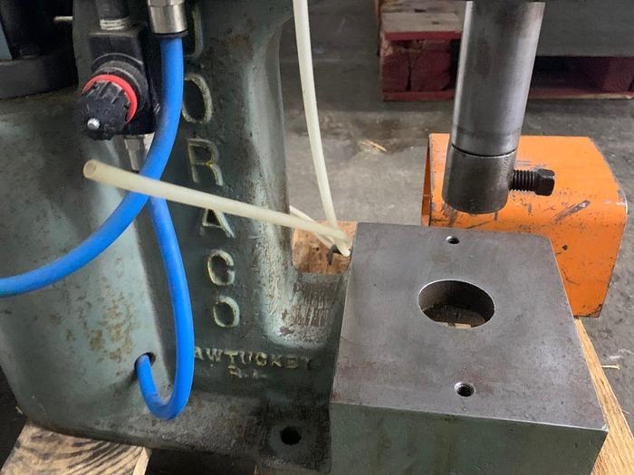 Used 5992-220 Joraco 3-Ton Quick Action Air Pneumatic Press with Foot Pedal