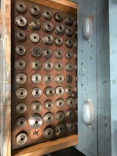 Used 9127-150 Antique Vintage Turks Head Engraved & Forming Rolls Collection of 1,750