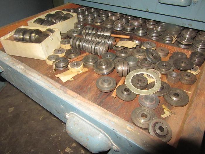 Used 9127-150 Antique Vintage Turks Head Engraved & Forming Rolls Collection of 1,750