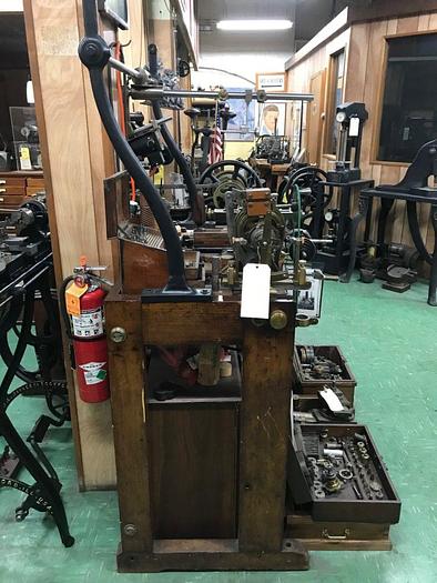 Used 9286-385 Antique Holtzapffel Ornamental Turning Lathe, Circa 1881