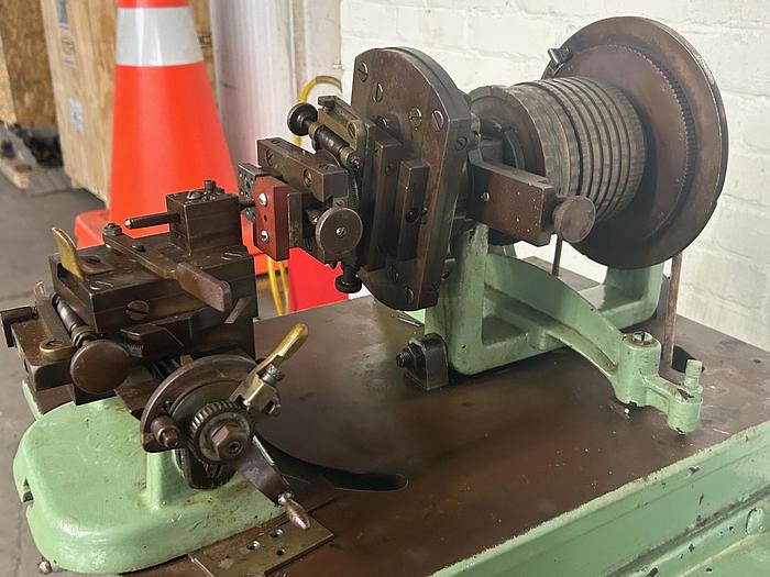Used Rare Antique Charles Fields Rotary Rose Engine Turning Guilloche Machine W/11-ROSETTES CIRCA 1918