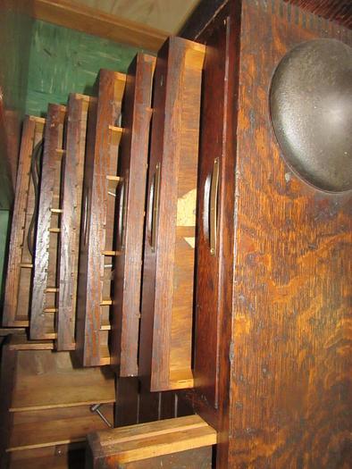 Used 5794-385 Antique American Watch Tool Co. Watchmaker’s Lathe with Wood Enclosure