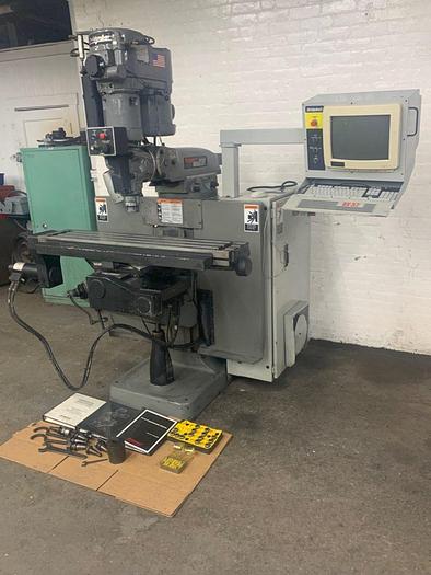 Used 5961-470 Bridgeport 3-Axis CNC, Vertical Knee Mill Milling Machine Model V2XT