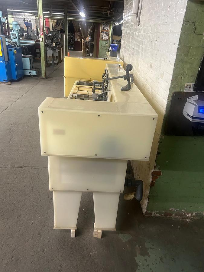 Used Manual Dip Plating Line: Dual Station, Poly-Pro Construction for Jewelry Gold, Silver Nickel Copper