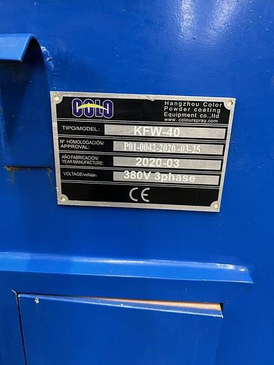 Used Mass Finishing Colo KFW-40 Horizontal High Speed Barrel Finishing Deburring Polishing Machine New 2020