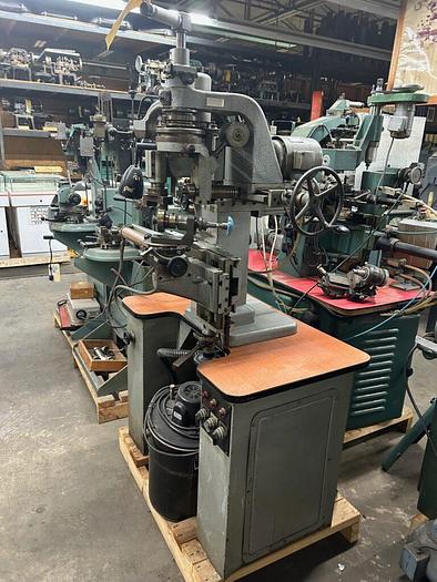Used 3802 Moyas Two Head Diamond Faceting Cutting Machine W/rotary work holder and Collets for Jewelry Bracelets, Hoop Earrings & Bangle Cuts