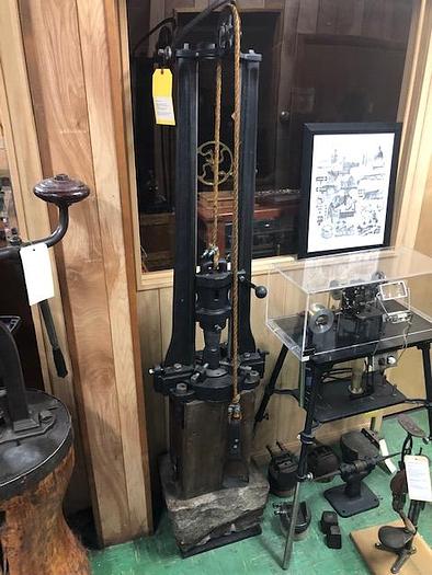 Used 5350-385 Antique Rare Foot Drop Hammer Press Circa 1890 MFG. by Blundell & Co.