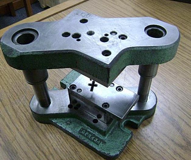 Used 1958-390 Stamping Press Tool and Die Set To Make Small Religious Cross