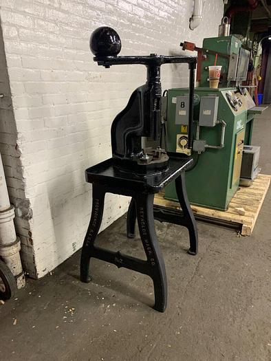 Used 5929-490 E.A. Adams Model #2 Reynolds Machine Co. Hand Operated Stamping / Forming Screw Press / Fly Press