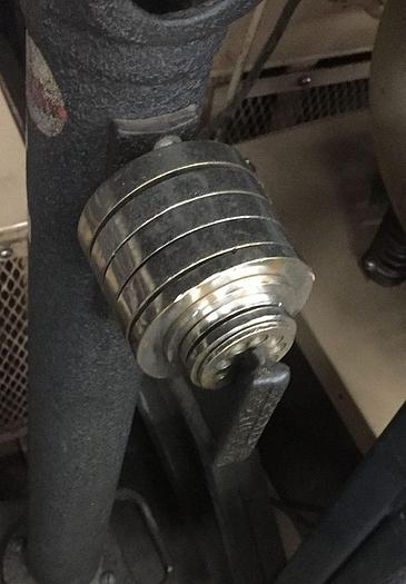 Used 2903-385 ANTIQUE FAIRBANKS 4800 TROY OUNCE PLATFORM SCALE MODEL #SP1204