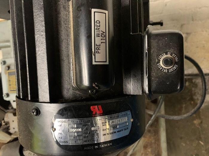 Used 5972-600 Enco 7″ x 12″ Manual Combo Horizontal & Vertical Bandsaw, Coolant System, New 2004