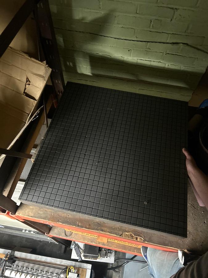 Used Precision 30" X 30" x 3" H Cast Iron - Lapping Work Table