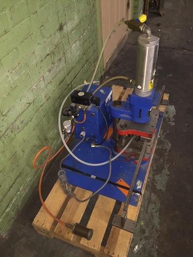 Used 2160-220 Black & Webster Electric/Pneumatic Bobbin Assembly Press, Model #BS