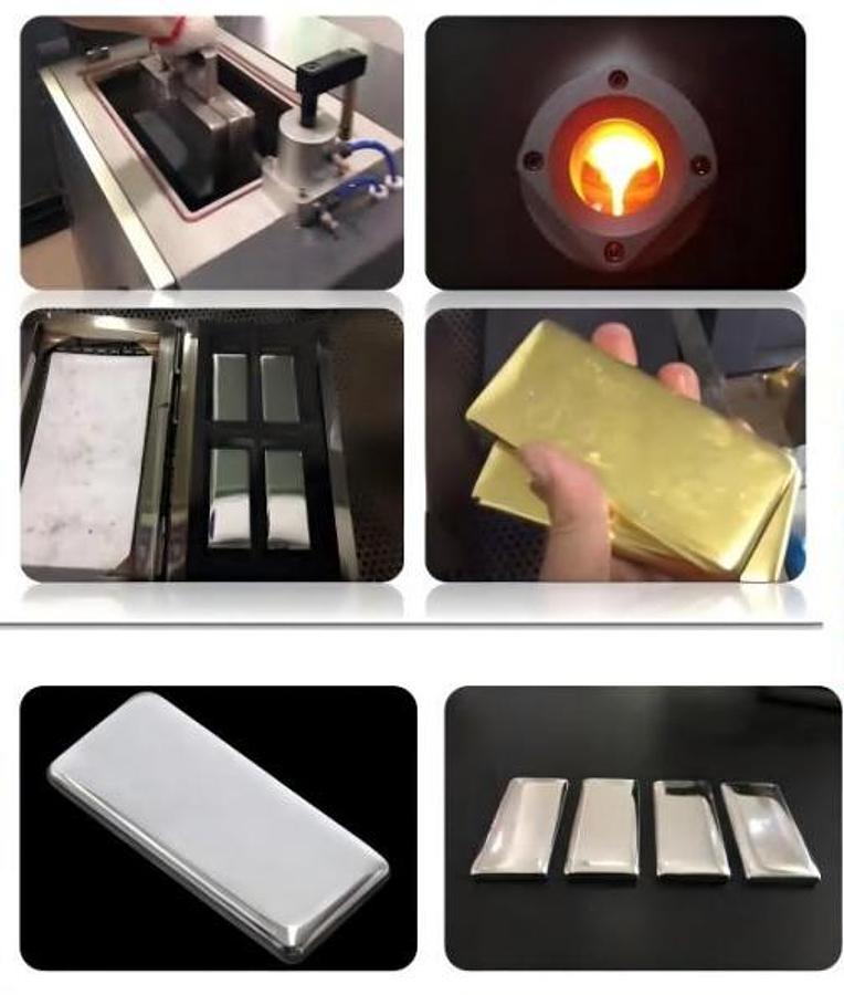 Vacuum Bullion Casting Machine for Casting Up To 8 Pieces 1Kg Per Cycle