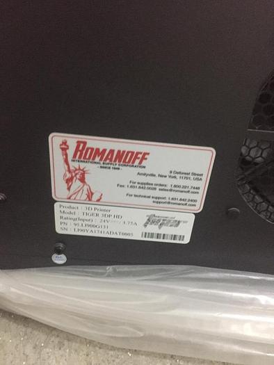 Used 2996-700 Tiger Model 3DP HD 3D Printers – 3 Available!