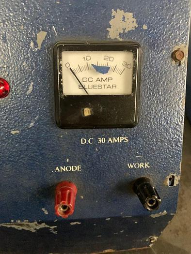 Used 5998-350 Blue Star ‎Eurotool 30 Amp Rectifier – High Production Jewelry Plating / 110 Volt