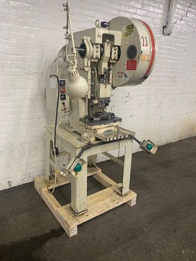 Used 5914-230 Perkins Model 10-C 10 Ton OBI Punch Press, Air Trip Mechanical Clutch