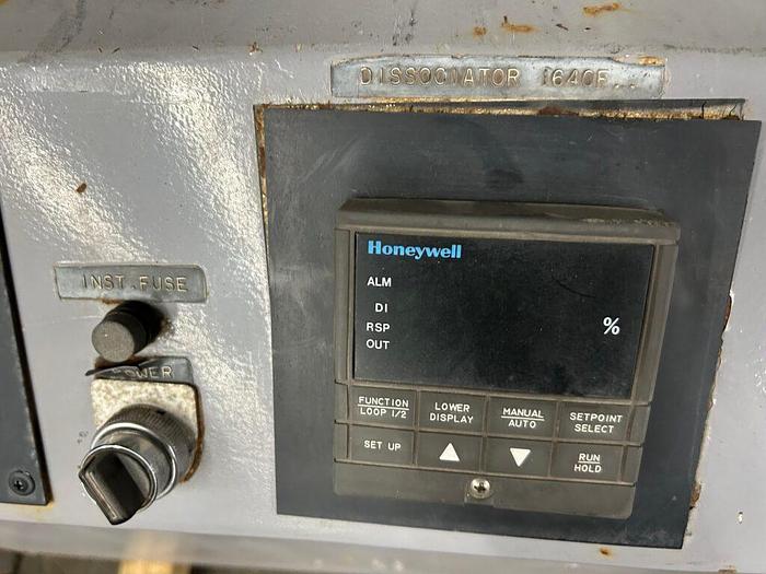 Used 3421-180 SM Engineering 6″ Straight Through Annealing Belt Furnace, With Built in Ammonia Dissociator