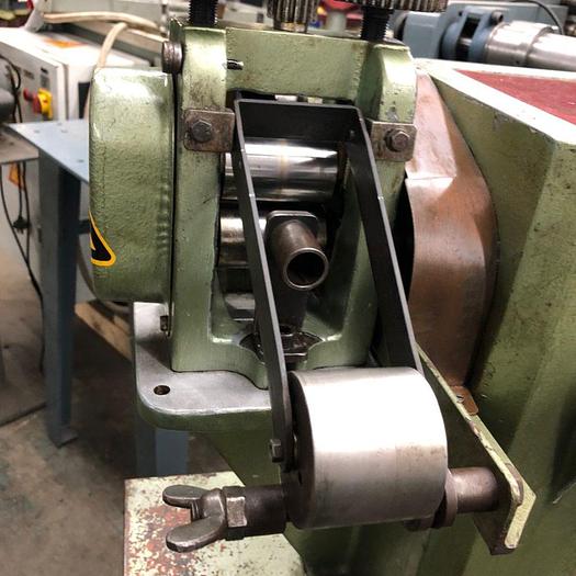 Used 3032-150 Buhler (GERMANY) 2-HI Precision Power Wire Rolling Mill with Take Up & Pay Off