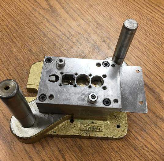 Used 1986-390 Stamping Tool & Die Set to Make Horse Shoe Findings