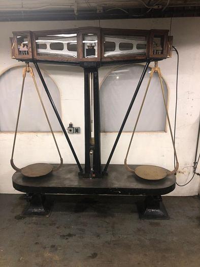 Used 4777-385 Antique US Mint Henry Troemner Type Gold Assay Bullion Balance Beam Scale