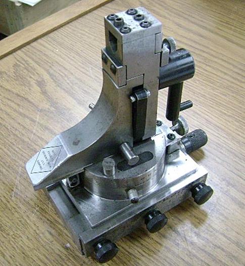 Used 1491-700 J&S Fluidmotion Radii & Angle Wheel Dresser for Tool & Cutter, Universal & Surface Grinders, Model #RFG-50