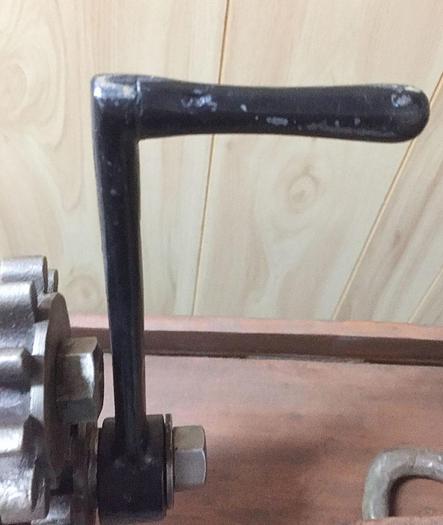 Used 3118-385 Antique Bench Model Hand Operated Slitter, Circa 1900