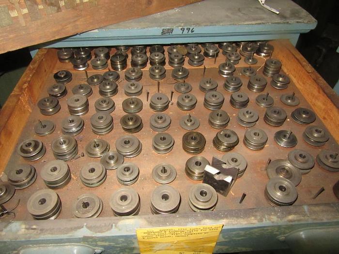 Used 9127-150 Antique Vintage Turks Head Engraved & Forming Rolls Collection of 1,750